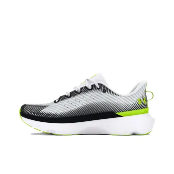 Under Armour Infinite Pro Cushioning Wear Resistant Low Top Running Shoes Men's White Black