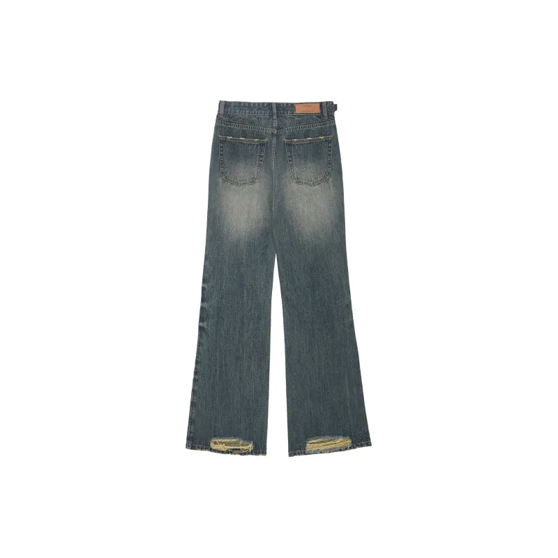 UNVESNO Jeans Women's Empire Blue-1