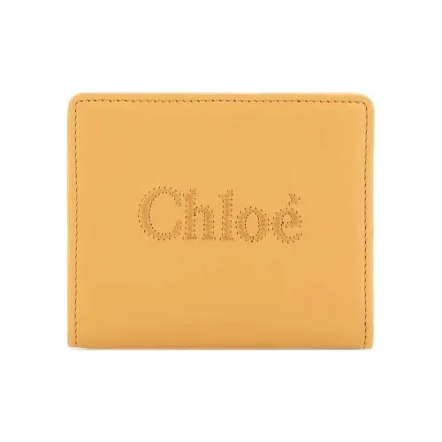 Chloe Calfskin Wallet Women's Yellow