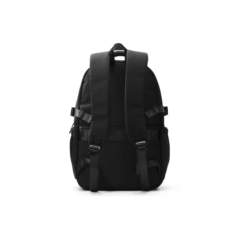 KEYSTREET Fabric Backpack Regular Unisex Black/Ecru/Gray/Blue-3