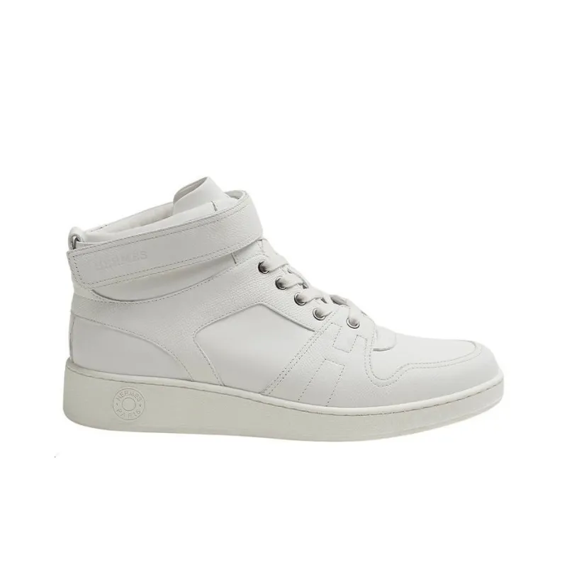 HERMES Freestyle High Top Stylish Skateboarding Shoes Men's White-1