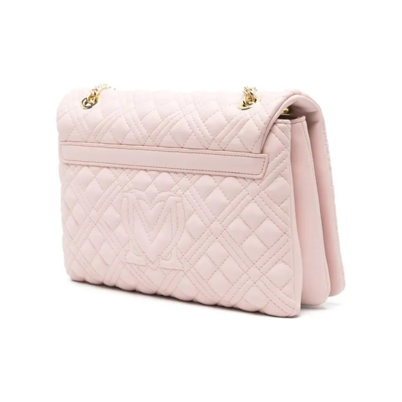 LOVE MOSCHINO Polyurethane Handbag, Shoulder Bag Women's Light Pink-1