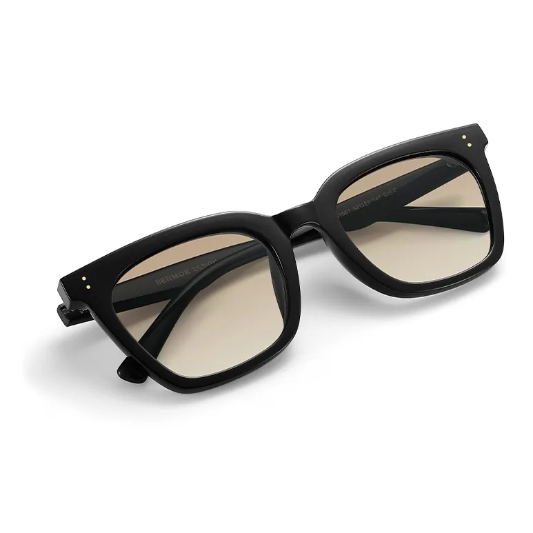 BERTHA TR/Memory Plastic Square Sunglasses Unisex-2