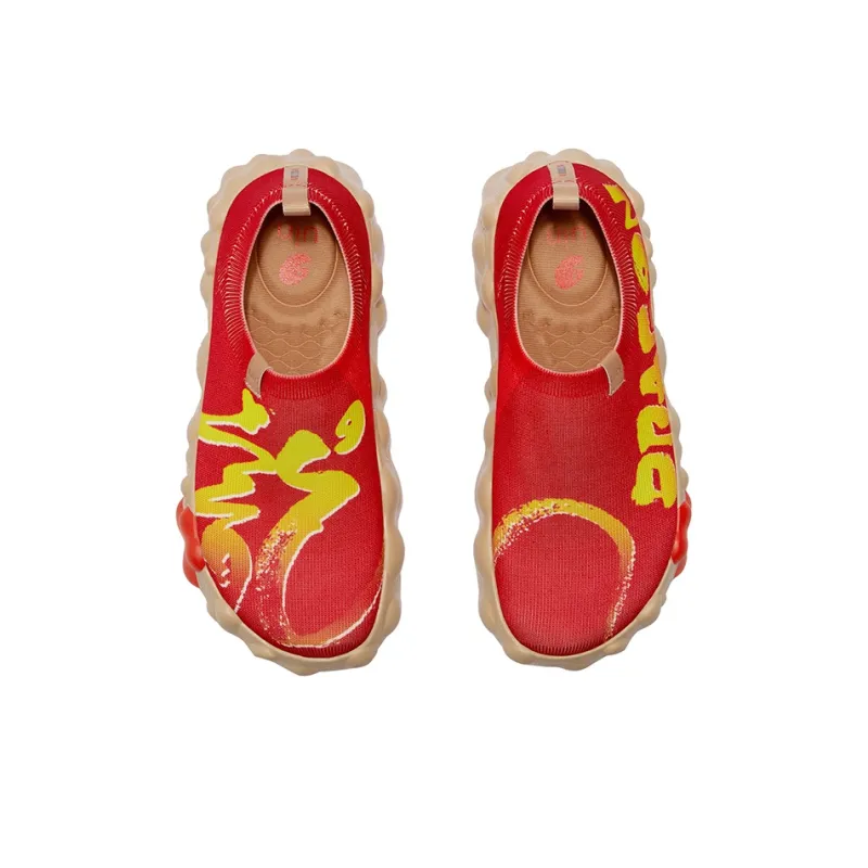 U.IN Painted Travel Shoes Year Of The Dragon TT Low-Top Casual Shoes Men's-46