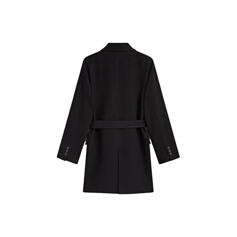 Massimo Dutti Coats Women's Black-1