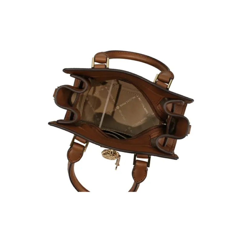 MICHAEL KORS Cow Leather Handbag, Shoulder Bag, Crossbody Bag Regular Women's Brown-5
