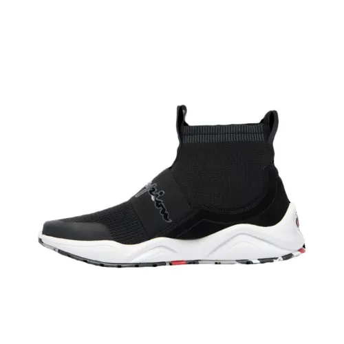Champion Rally Pro Mixer Cushioning Wear Resistant High Top Casual Shoes Men's Black