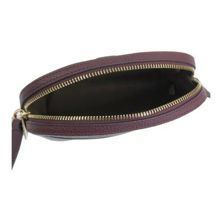 Furla Leather Crossbody Bag Shoulder Bag Women's Burgundy-4