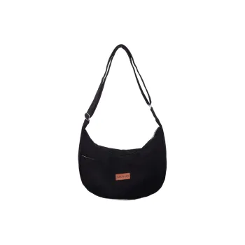 Parker Bear Canvas Canvas Bag Shoulder Bag Crossbody Bag Regular Unisex Black/Khaki/Brown/White/Gray/Pink
