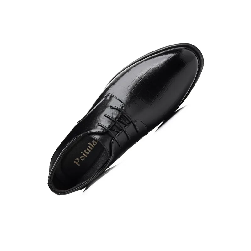 Poitulas Dress Shoes Men's Black-2