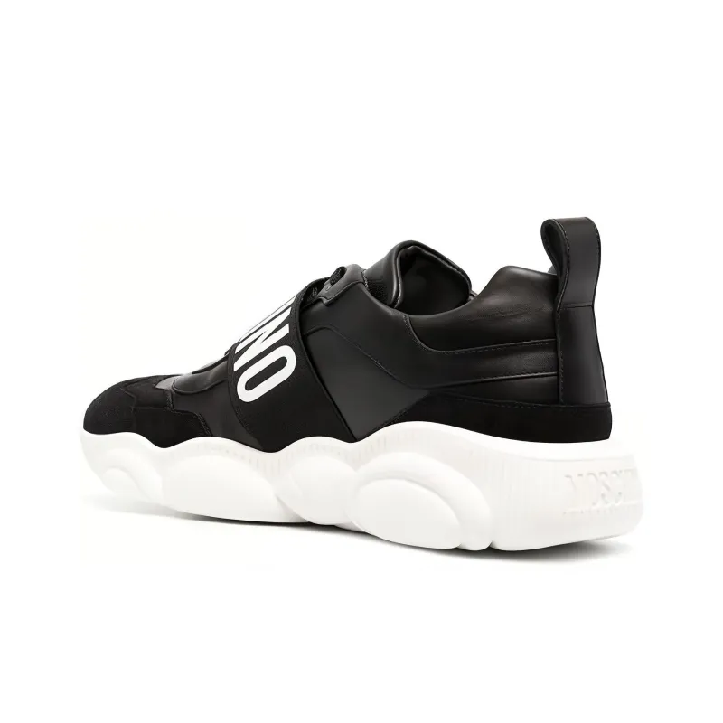 MOSCHINO Low Top Casual Shoes Men's Black-4