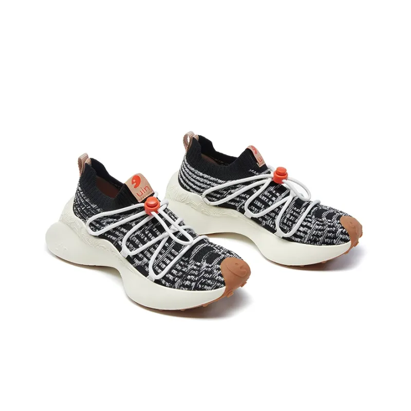 U.IN Painted Travel Shoes Laredo 1&4 Solid Collection Low-Top Casual Shoes Women's-16