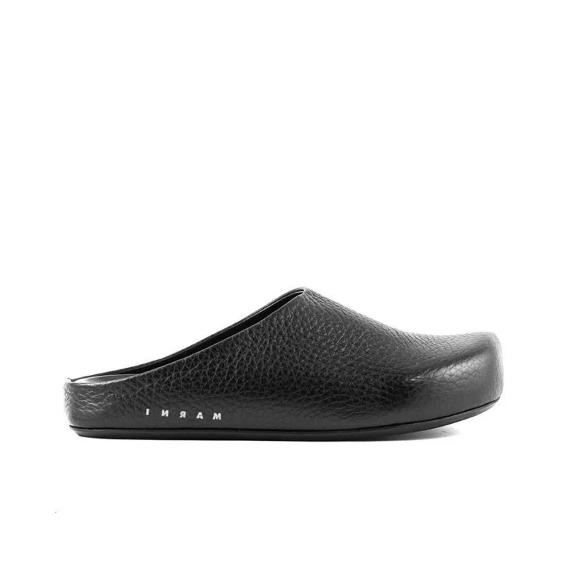 MARNI Logo Printed Slip-On Clogs-1