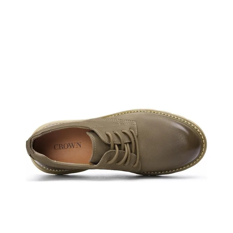 CROWN Casual Shoes Men's One Yard Larger-2