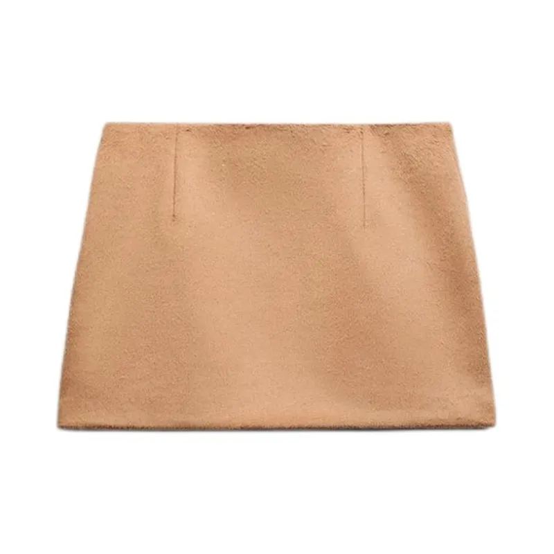 ZARA Casual Short Skirts Women's Tan-1