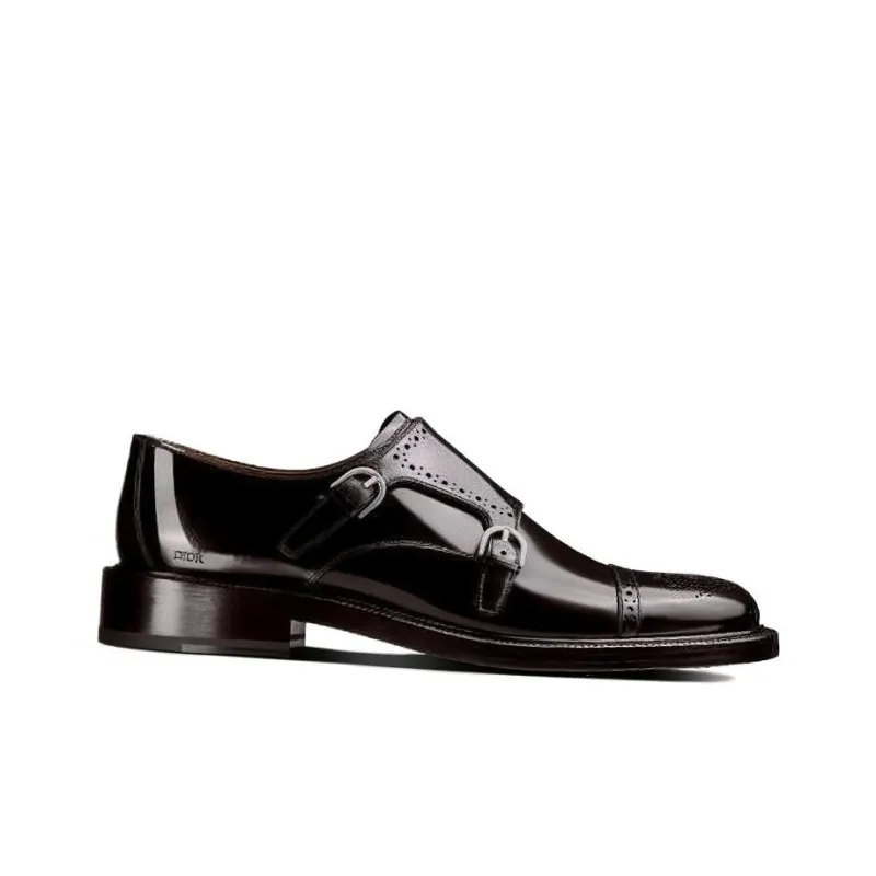 DIOR Evidence Derby Dress Shoes Men's Black-2