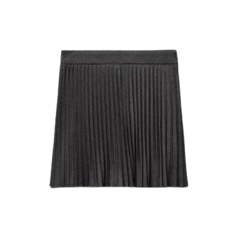 ZARA Casual Short Skirts Women's Medium Gray-1