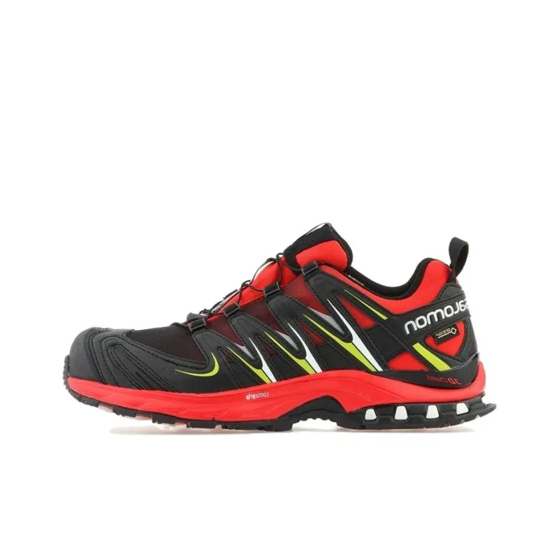 SALOMON Xa Pro 3d Gt Wear-Resistant Low-Top Trekking Shoes Men's Black Red-0