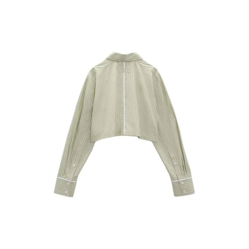 ZARA Shirts Women's Light Green-1