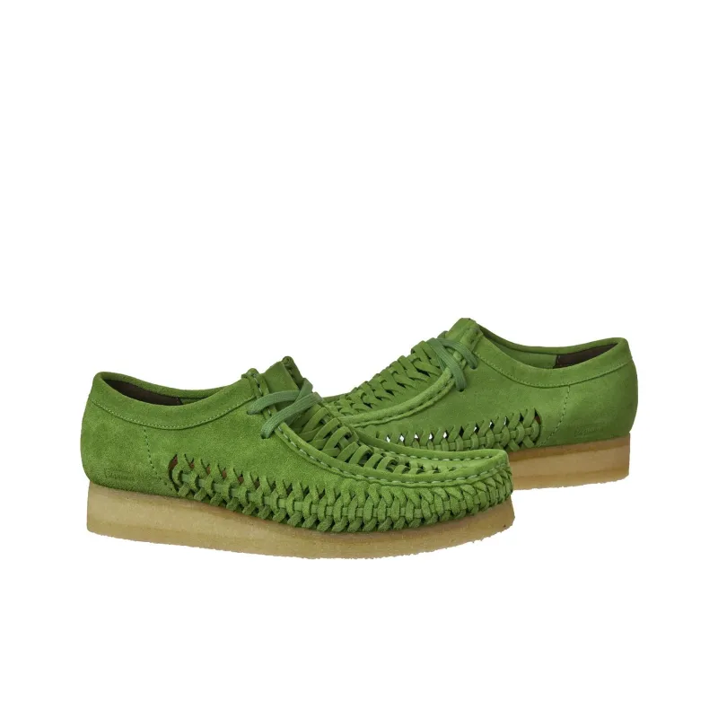 Clarks X Supreme Woven Wallabee 'Green'-1