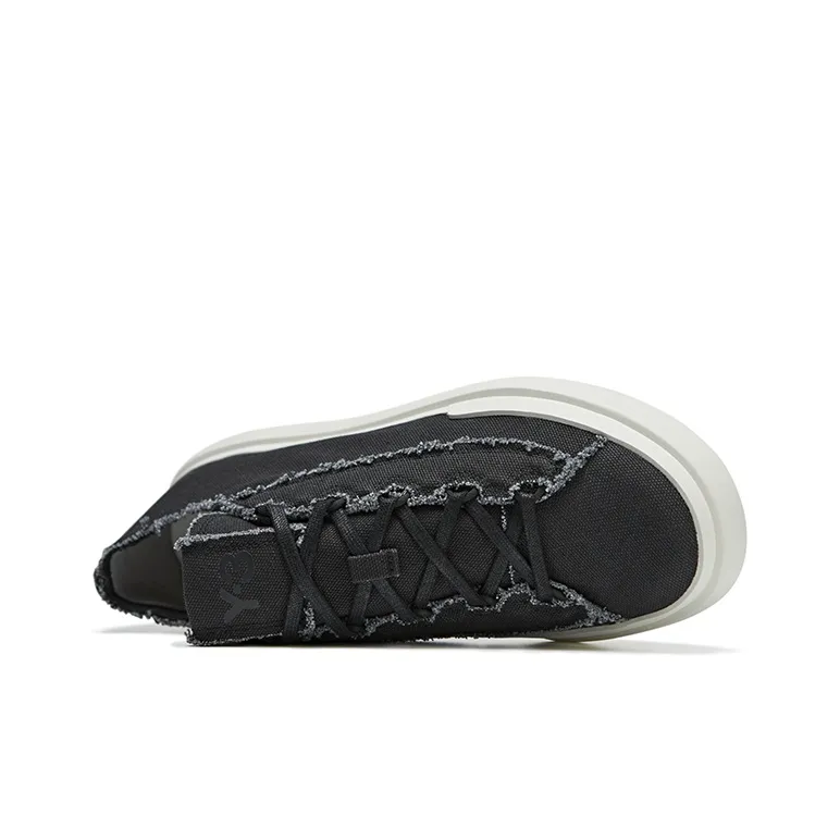 Adidas Y 3 Nizza Low Black Off White-2
