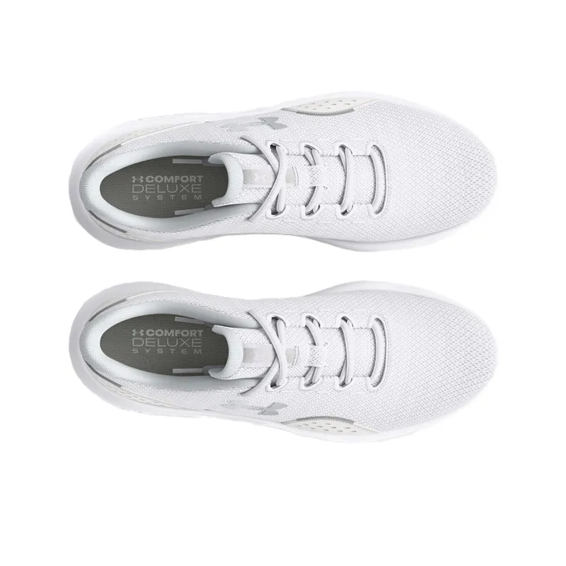 Under Armour UA Surge 4 Cushioning Low Top Running Shoes Women's White-3