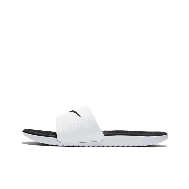 Nike Kawa Slide White Black-0