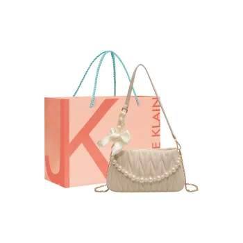JANE KLAIN PU Handbag Shoulder Bag Crossbody Bag Small Size Women's Ecru/Yellow/Kiwi Green