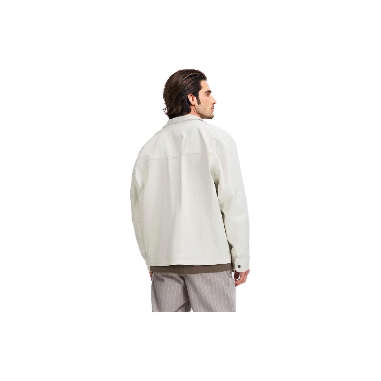 Lululemon Twill Utility Jackets Men Ecru S - POIZON