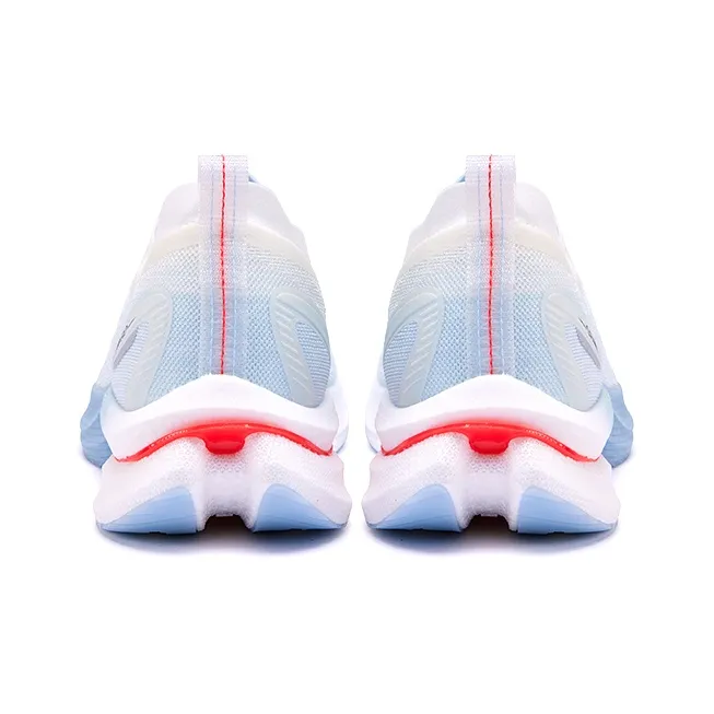 XTEP Cushioning Anti Slip And Wear Resistant Lightweight Rebound Low Top Training Running Shoes Men's White Blue-3
