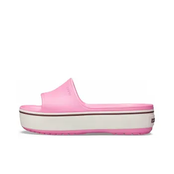 Crocs Crocband Platform Slide Thick Sole Pink Slippers
