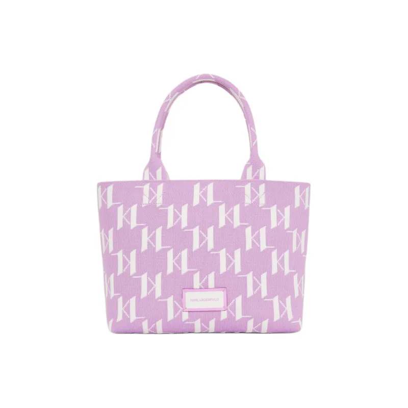 KARL LAGERFELD / Karl Lagerfeld Jeans Medium K/Monogram Knitted Tote Bag-0