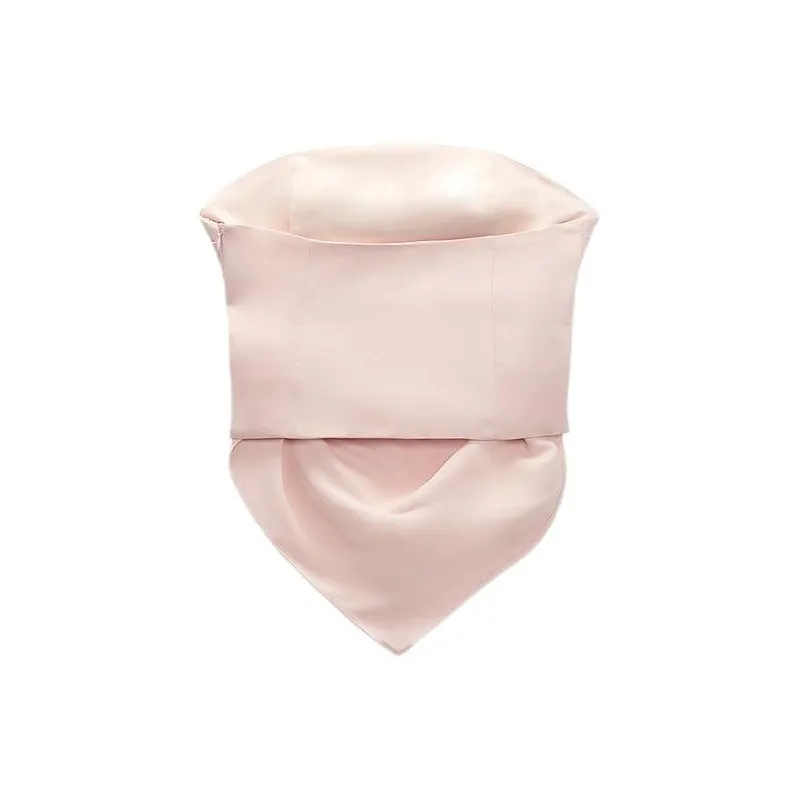 ZARA Strapless Top Women's Light Pink-1