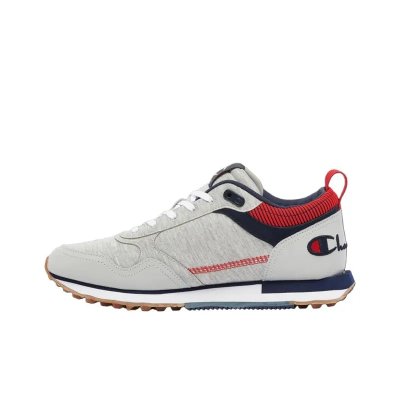Champion Relay RW Cushioning Wear-Resistant Low-Top Running Shoes Men's Gray White-0