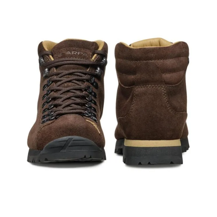 SCARPA Cushioned Slip Resistant Coverage High Top Outdoor Shoes Unisex Brown-3