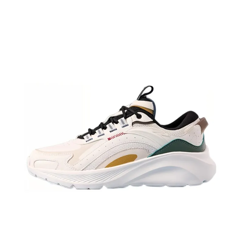 Anta Anti-Slip Wear-Resistant Low-Top Comprehensive Training Shoes Men's White Black Gray-0