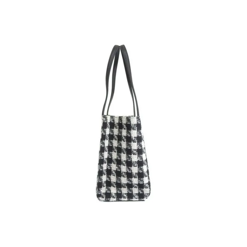 Furla Leather Handbag Women's Black & White-3