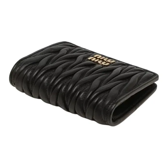 MIU MIU Logo Lettering Bi Fold Wallet-3
