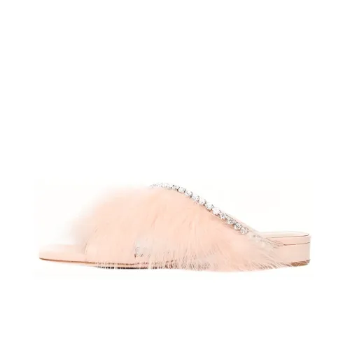 Chris By Christopher Bu Slide Slippers Women's Champagne Pink