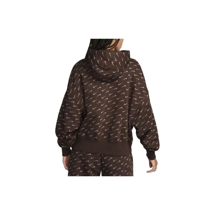 Nike Sportswear Phoenix Fleece Sweatshirt Women's Khaki Brown-1