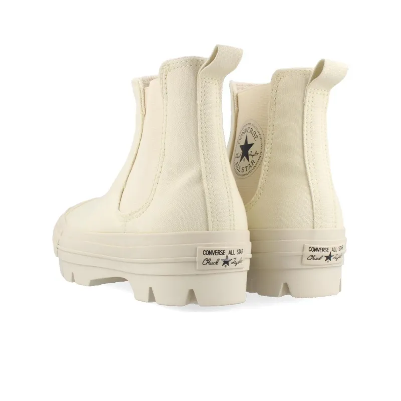 Converse All Star 100 Side Gore Chunk Short Chelsea Boots Men's Beige Japan Version-2