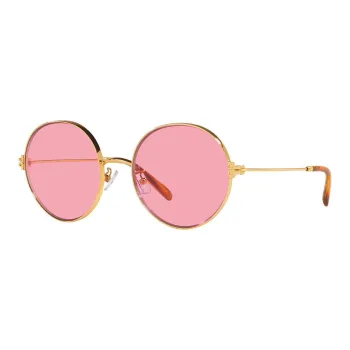 TORY BURCH Metal Round Sunglasses Women's Gold