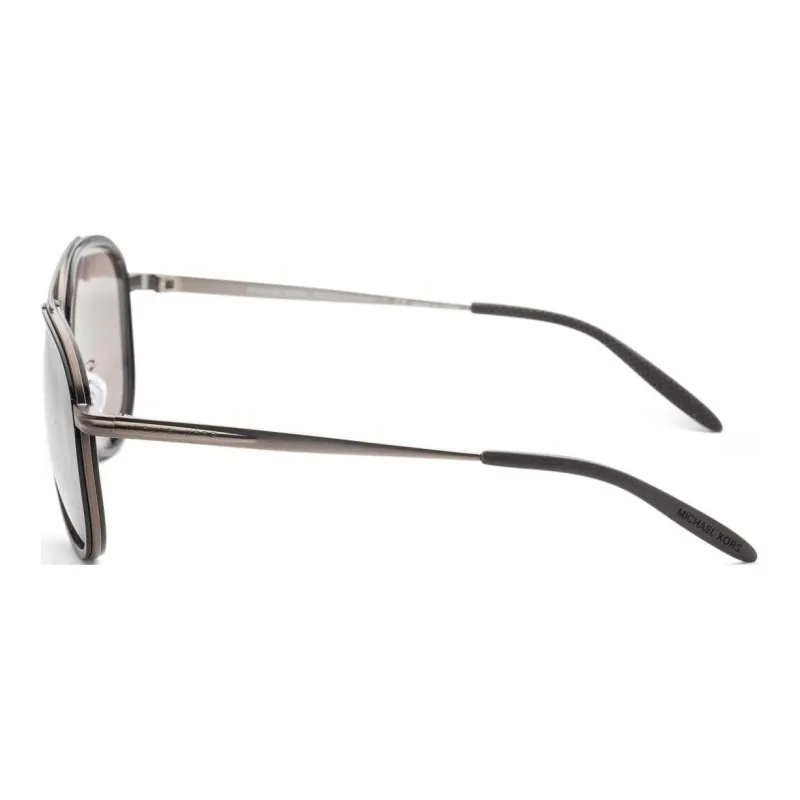 MICHAEL KORS Metal Aviator Sunglasses Men's Black-1