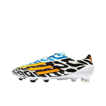 Adidas Messi Adizero Cushioning Wear Resistant Soccer Shoes Unisex White Black