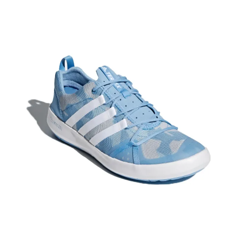 Adidas Terrex CC Boat Graphic Cushioned Slip Resistant Low Top Casual Shoes Unisex Blue White-2