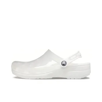 Crocs Jelly Crocs Transparent Unisex White Sandals Women's