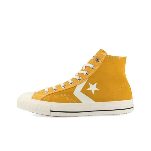 Converse Canvas Shoes Men High-Top Yellow