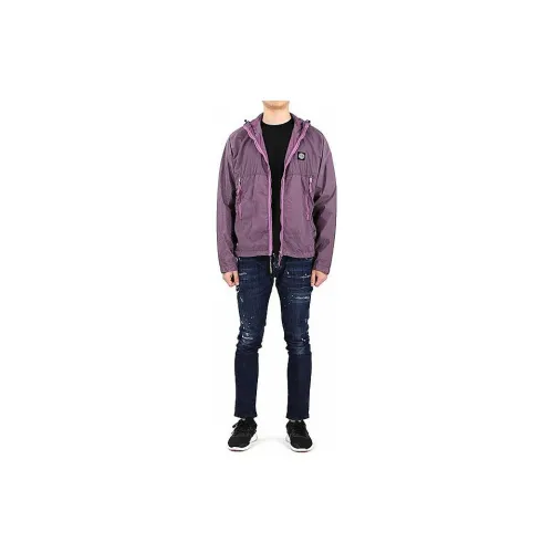 STONE ISLAND Jackets Men Purple