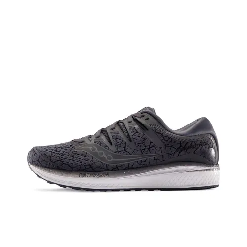 Saucony Triumph Iso5 Running Shoes Men Low-Top Crackled Gray