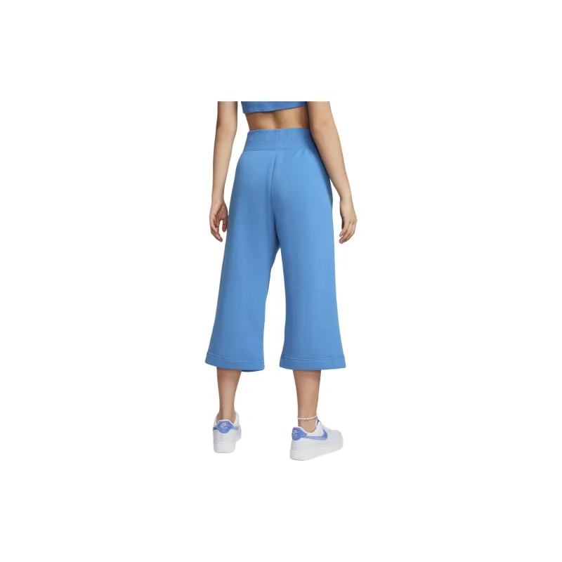 Nike Sportswear Phoenix Fleece Knitted Sports Pants Women's Star Blue-1